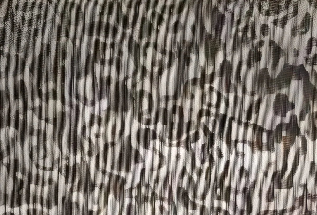 SG-LG-002 laminated glass metal mesh pattern sample