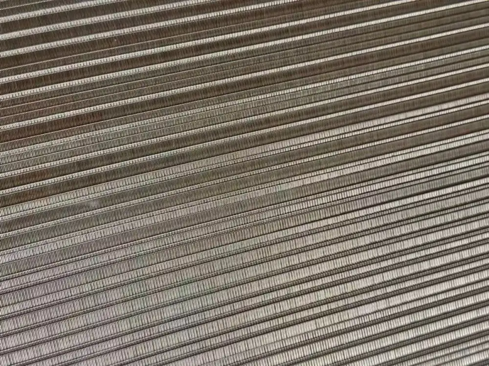 SG-LG-022 laminated glass metal mesh pattern sample