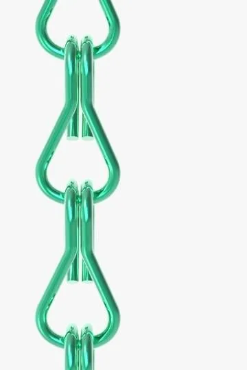 Emerald chain curtain colour sample