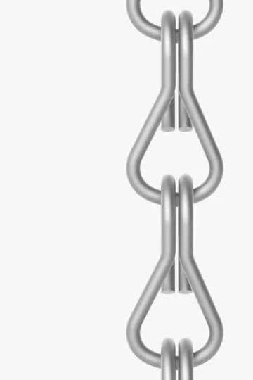 Nickel chain curtain colour sample