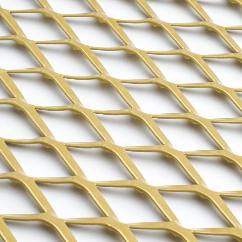 Medium opening expanded metal sample