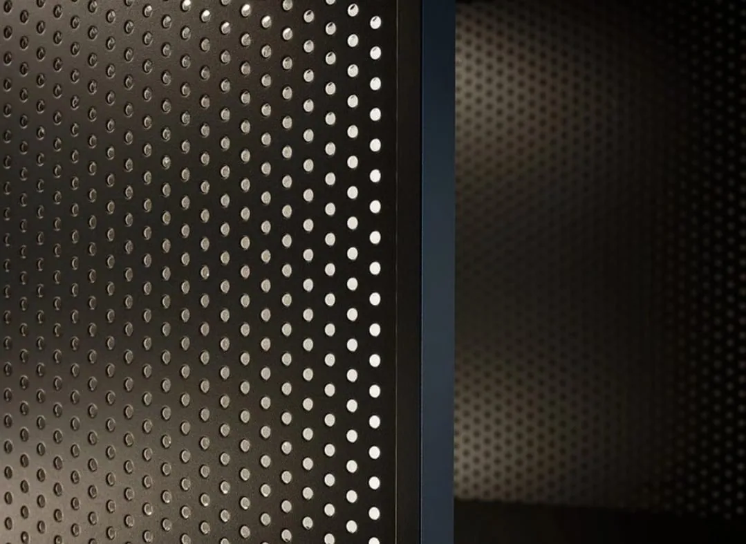 Black perforated detail for Perforated Metal Sheet