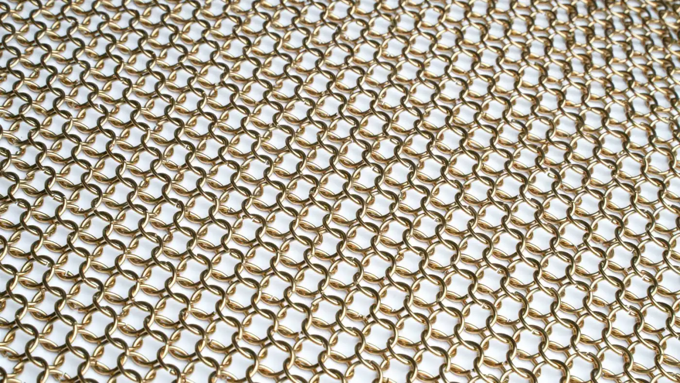 Gold small ring for Metal Ring Mesh