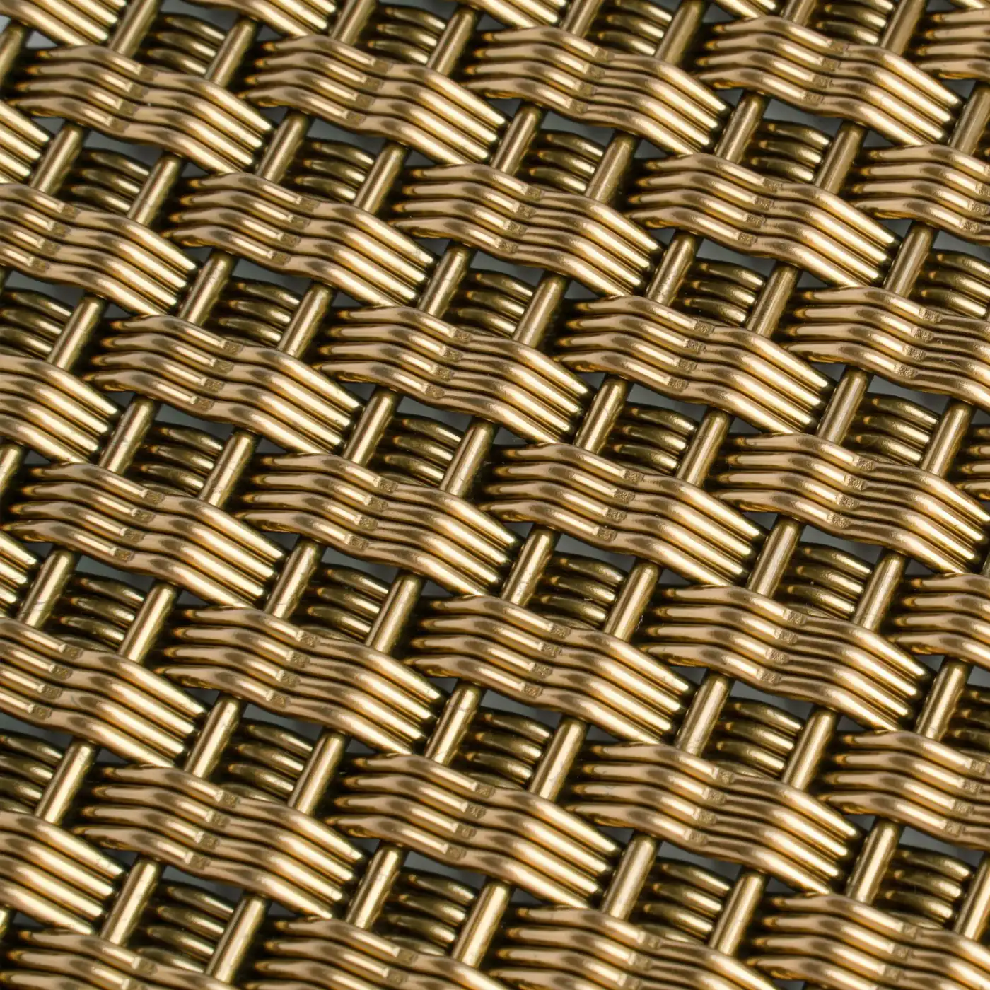 Brass and bronze architectural metal mesh tone by SGORIA